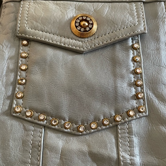 ST MAAETEN VINTAGE GENUINE LEATHER STUDDED VEST - Picture 5 of 6